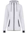 PA359 Proact Ladies Performance Hooded Jacket Ash Heather colour image